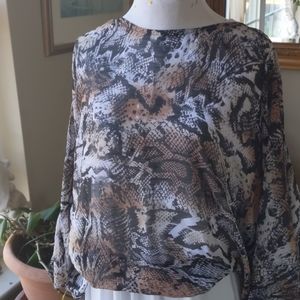 Pullover shawl like poncho too